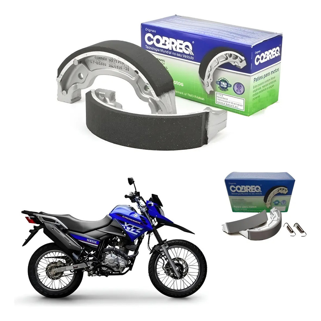 Lona Patim Freio Cobreq Ybr Factor 125 150 Fazer 250 Crosser Xtz Moto Traseira ou Dianteira
