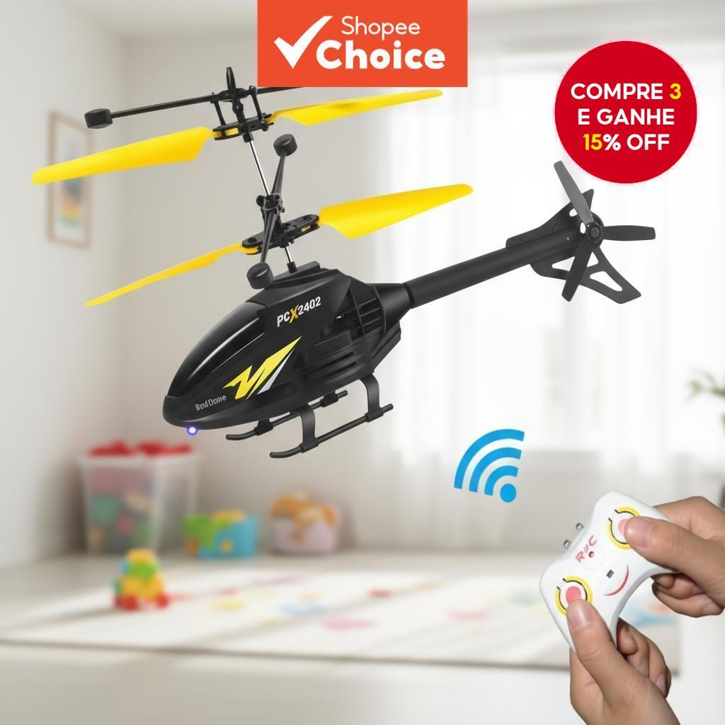 Helicóptero de Controle Remoto Pequeno - Comprar com Melhor Preço em Controles Remoto