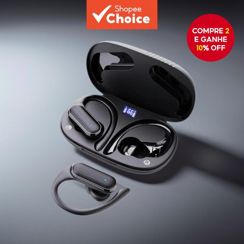  A520 TWS Fones de Ouvido Bluetooth Eurbuds Fones de Ouvido Sem Fio Bluetooth com Gancho de Orelha Controle por Toque