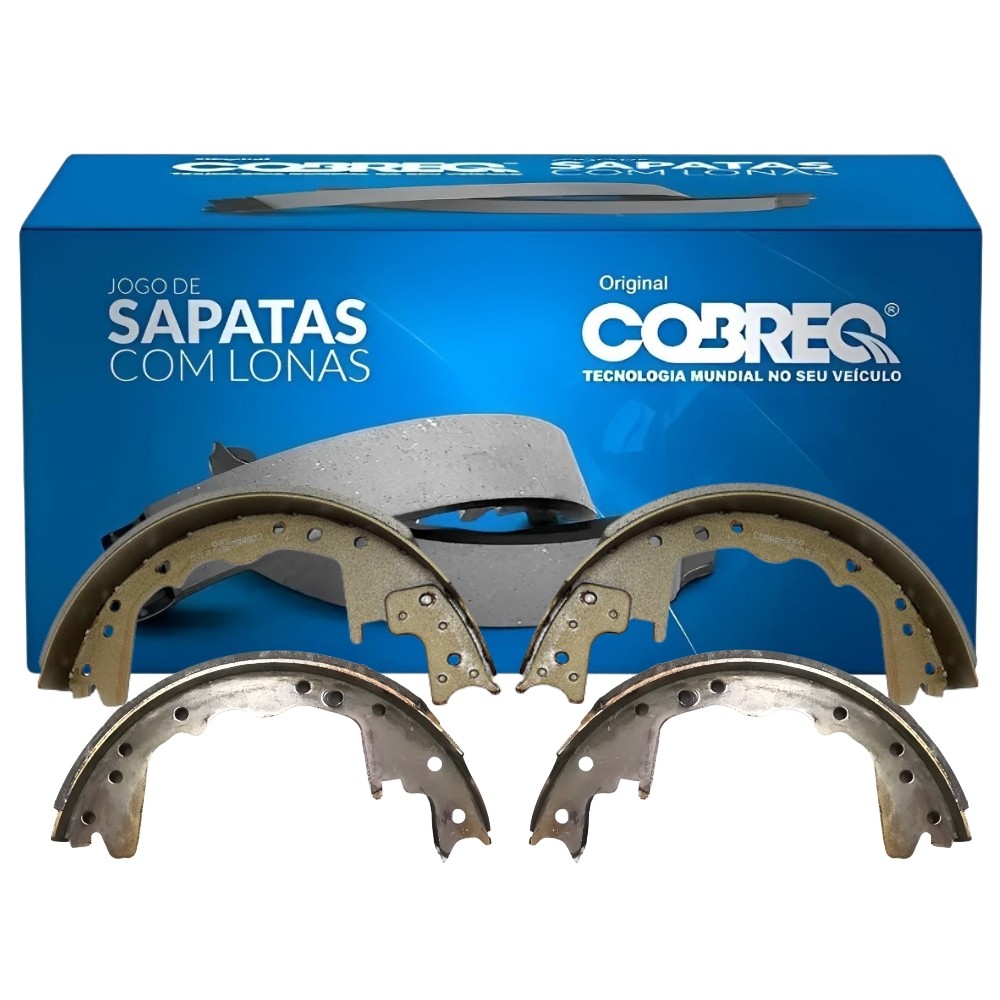 Sapata Lona Freio Traseira Ford F250 F350 1998 Em Diante Cobreq