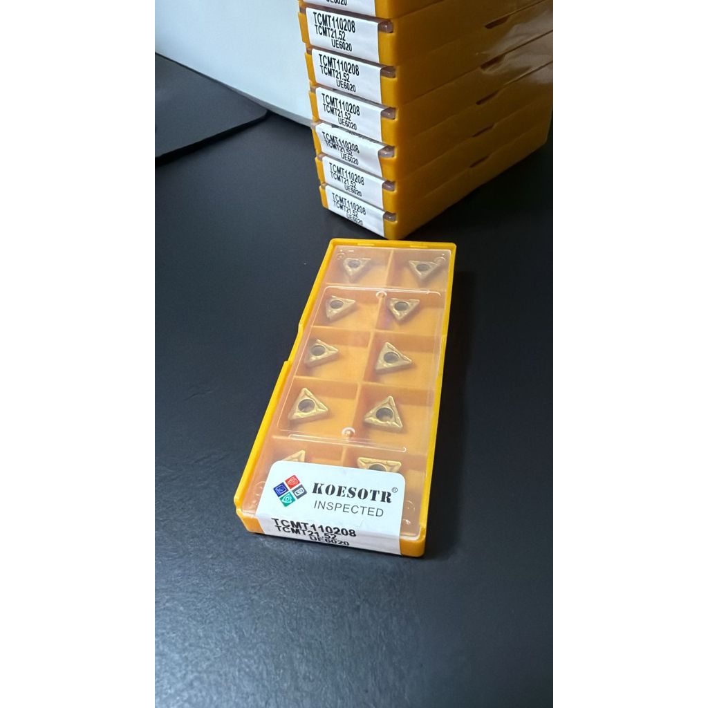 Inserto Videa Pastilha TCMT110208 UE6020 KOESOTR Cx/10 ferramenta torno cnc