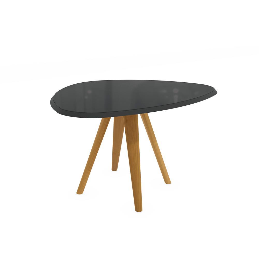 Mesa de Jantar Kappesberg em Madeira Maciça com Tampo de Vidro Preto Fosco 135cm em Oferta na Shopee