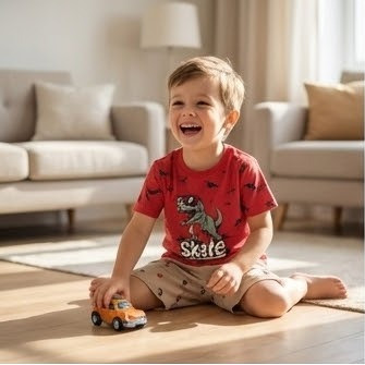 Kit 3 Conjuntos Menino Verão Tamanhos 4 6 8 Camiseta Bermuda Estampas Sortidas