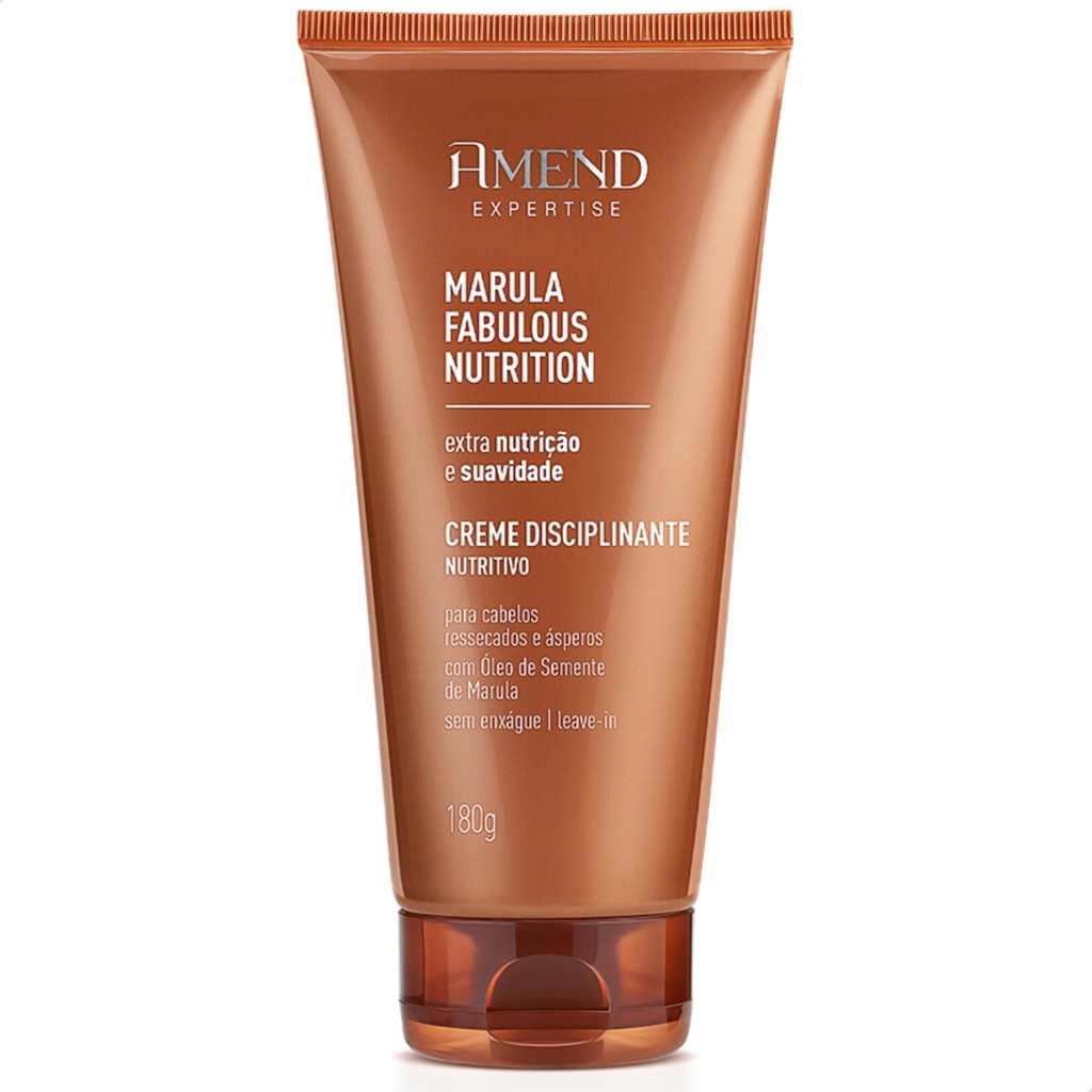 Amend Marula Fabulous Creme Disciplinante Nutritivo 180G em Oferta na Shopee
