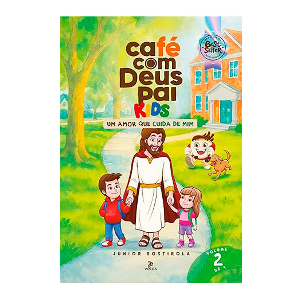 Café com Deus Pai Kids | Um Amor Que Cuida de Mim  | Júnior Rostirola | Vol. 2 em Oferta na Shopee
