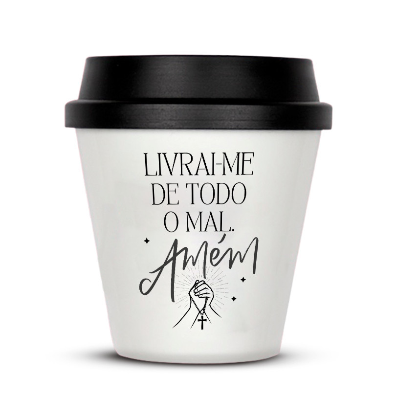 Copo Mini ECO Bucks Livrai-me de Todo Mal, Amém 250ml
