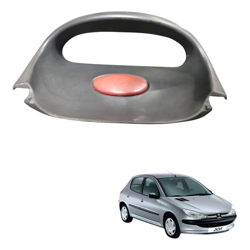 Moldura Computador Bordo Pisca Alerta Peugeot 2002 2004
