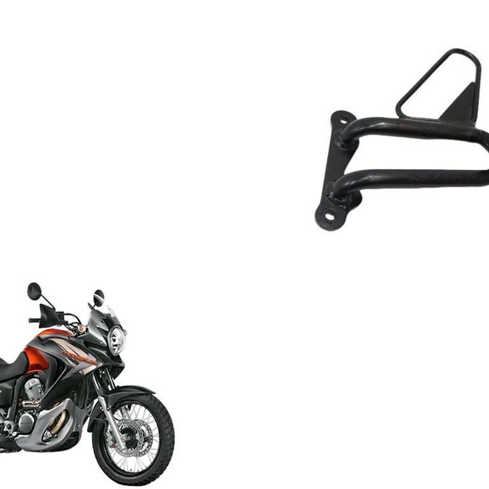 SUPORTE PEDALEIRA TRASEIRO ESQUERDO HONDA TRANSALP 700 2011 a 2014 USADO ( ORIGINAL )