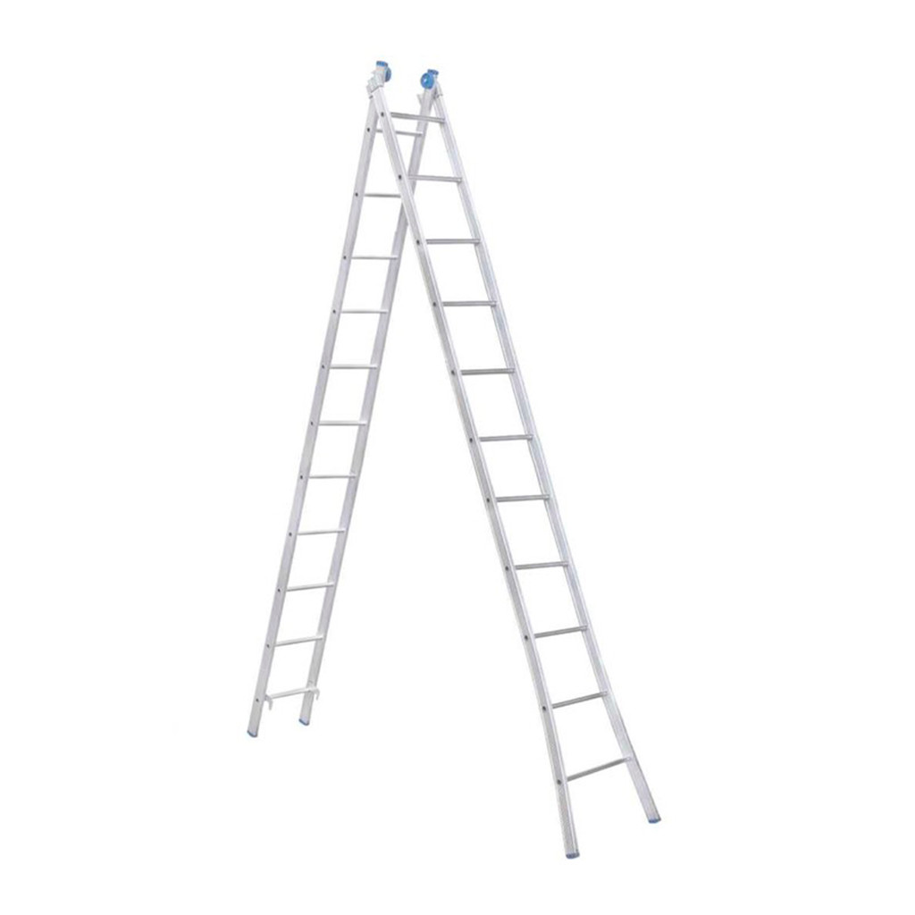 Escada Alumínio Extensiva Articulada 2x11 Degraus EEA11 Alumasa