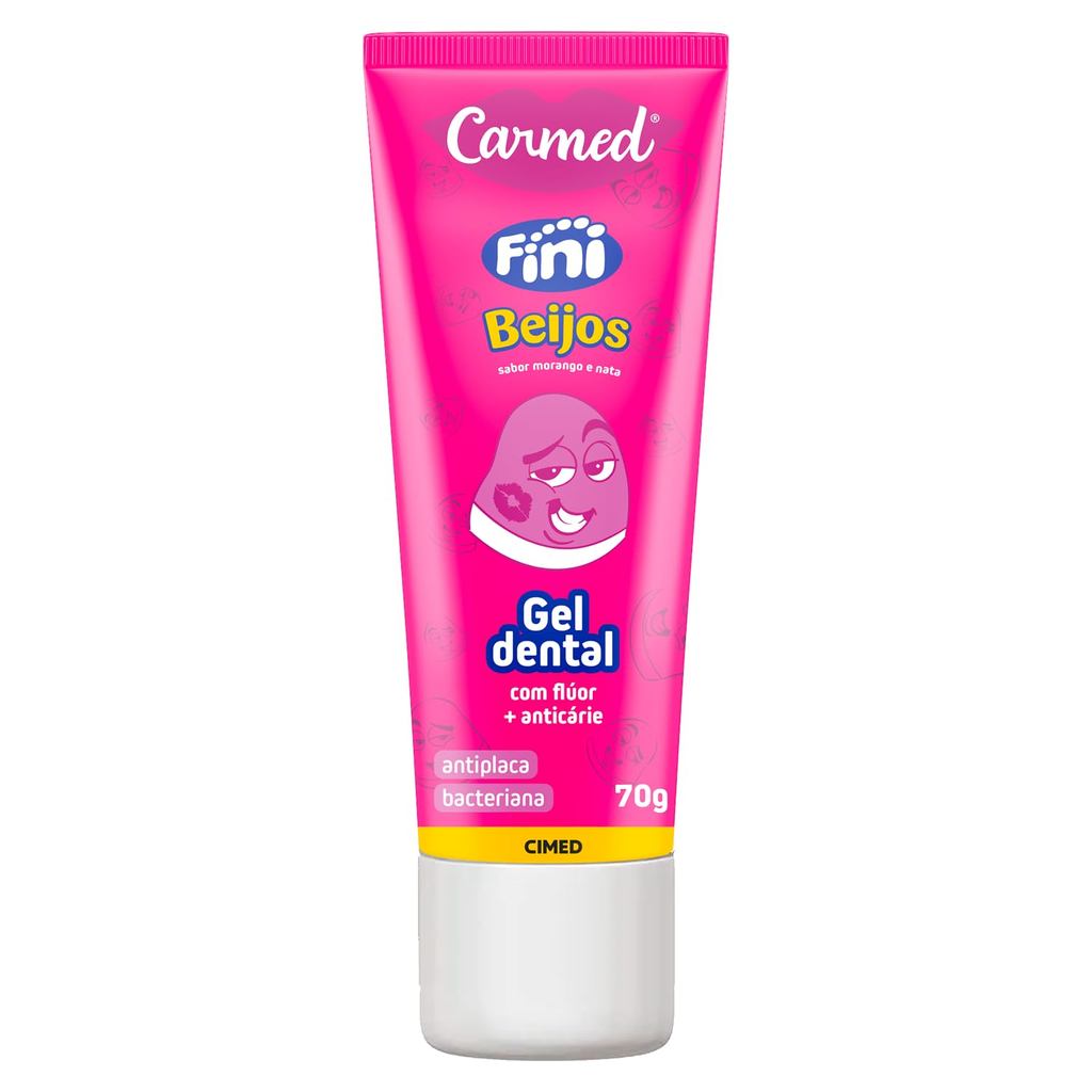 GEL DENTAL CARMED C/FLUOR FINI SBR BEIJOS 70G