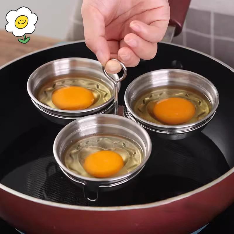 maoting } Aço Inoxidável Ovo Poacher Caça Pan Molde Vapor Ovos Cozidos No Hoousehold Cozinha Cozinhar Ferramenta Gadget