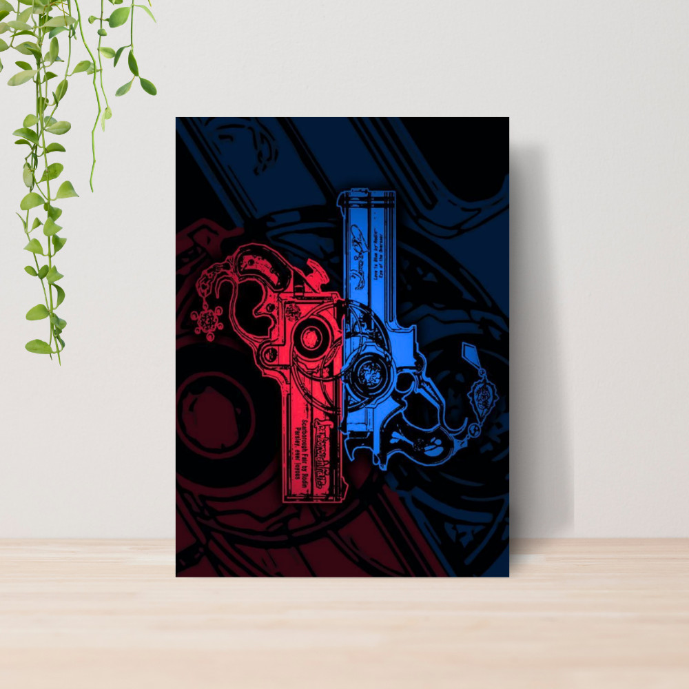 Quadro Decorativo Bayonetta Gamer Jogo Videogame Nintendo 04 | Placa 20x28