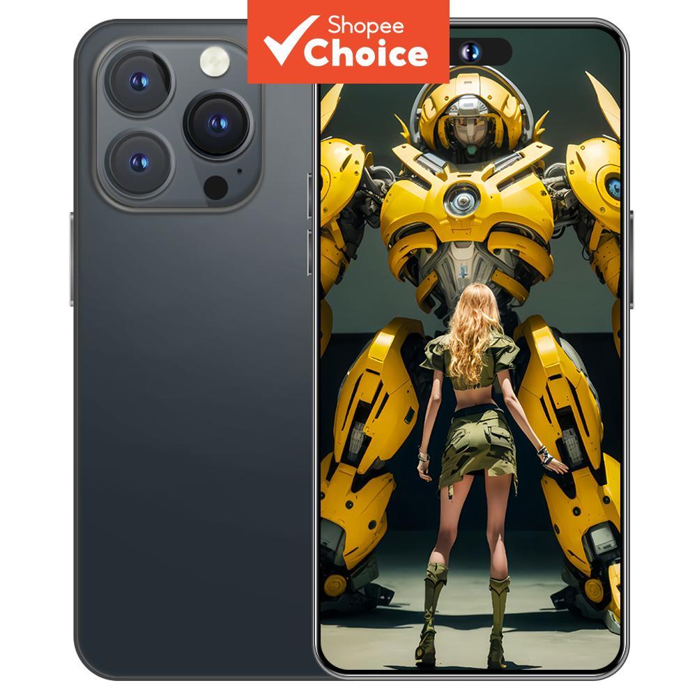 Smartphone I15 Pro Max 4GB + 256GB, Tela de 6,8 pol., Dual Chip