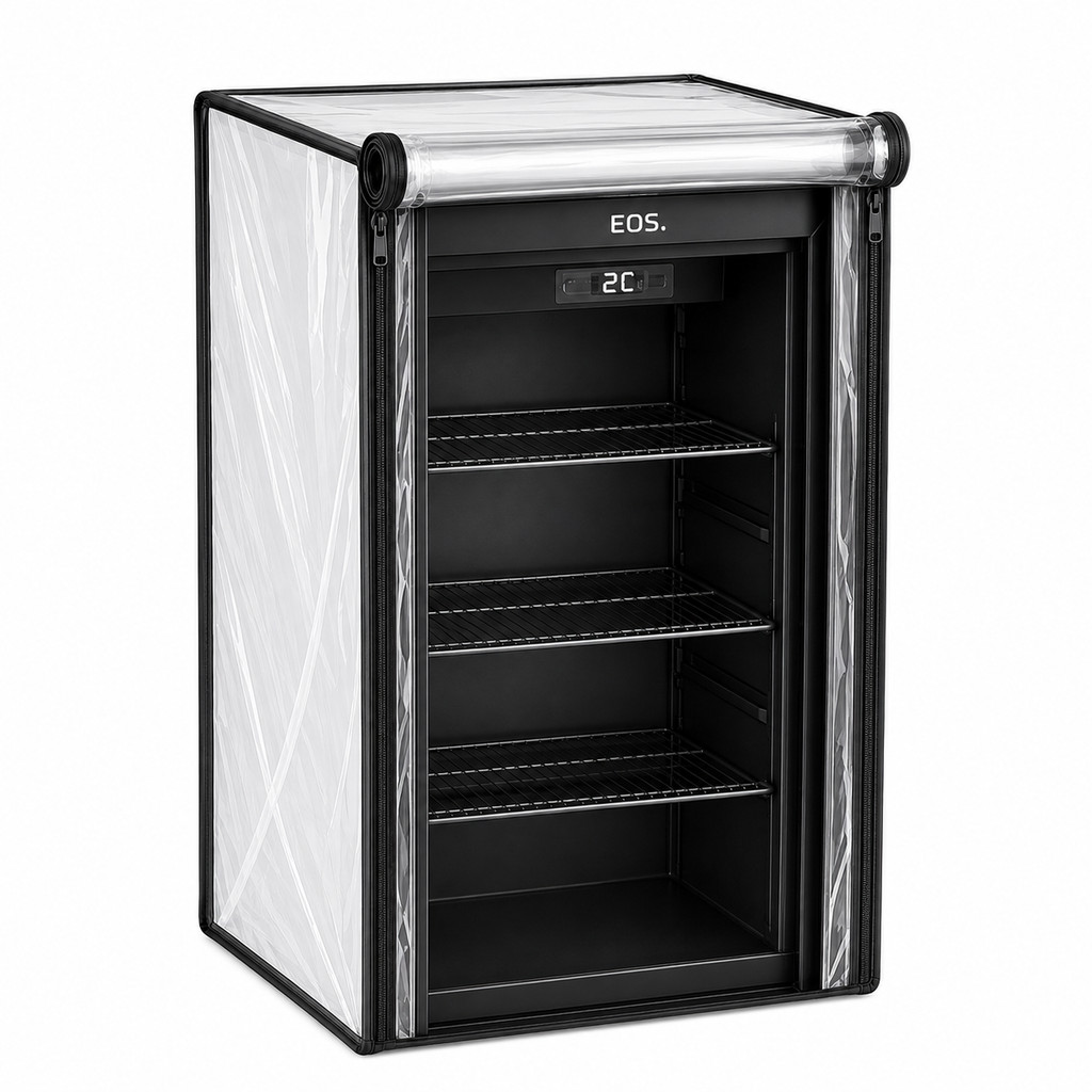 Capa Frigobar EOS Eco Gelo 124L -EEV120-Cristal Transparente