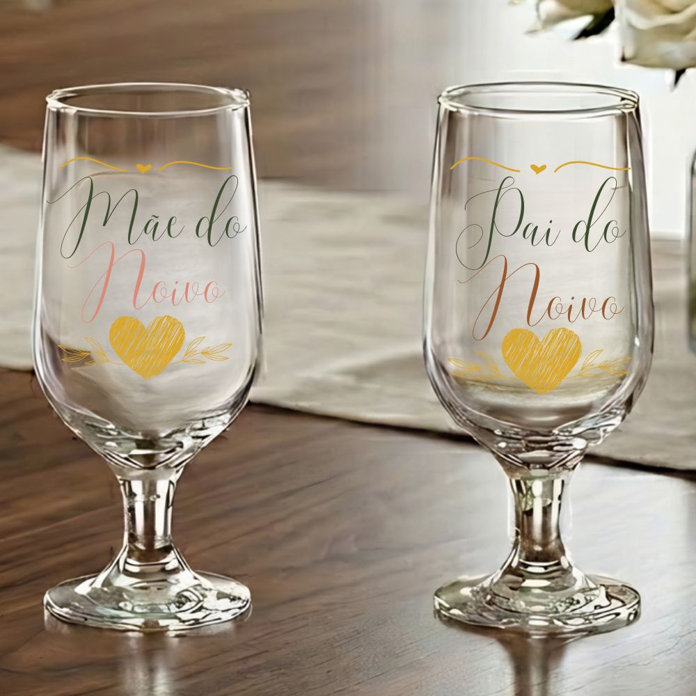 1 Taça Personalizada Mãe Pai da Noiva Mãe Pai Mae do Noivo Presente Casamento Madrinha Padrinho