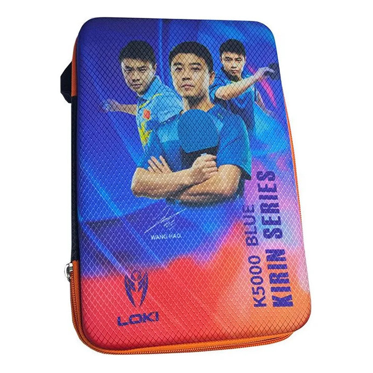 Raqueteira Case Capa Dupla Para 2x Raquetes Tênis Mesa Loki