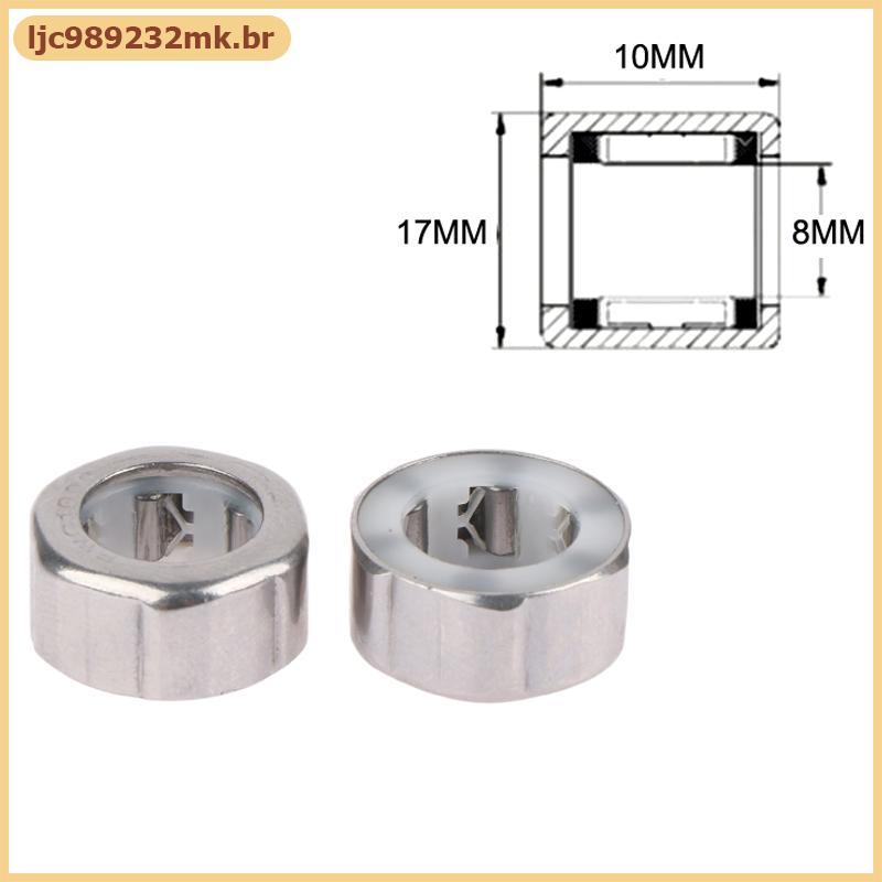 [MYBR] 2 Unidades EWC1008 Rolamento Unidirecional Inoxidável 10x17x8mm De Engrenagem De Pesca EWC1008 Rolamentos De Rolo