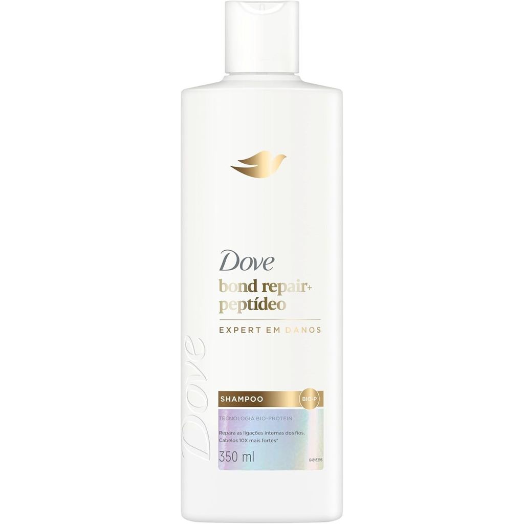 Shampoo Bond Intense Repair + Peptídeo 350ml - Dove