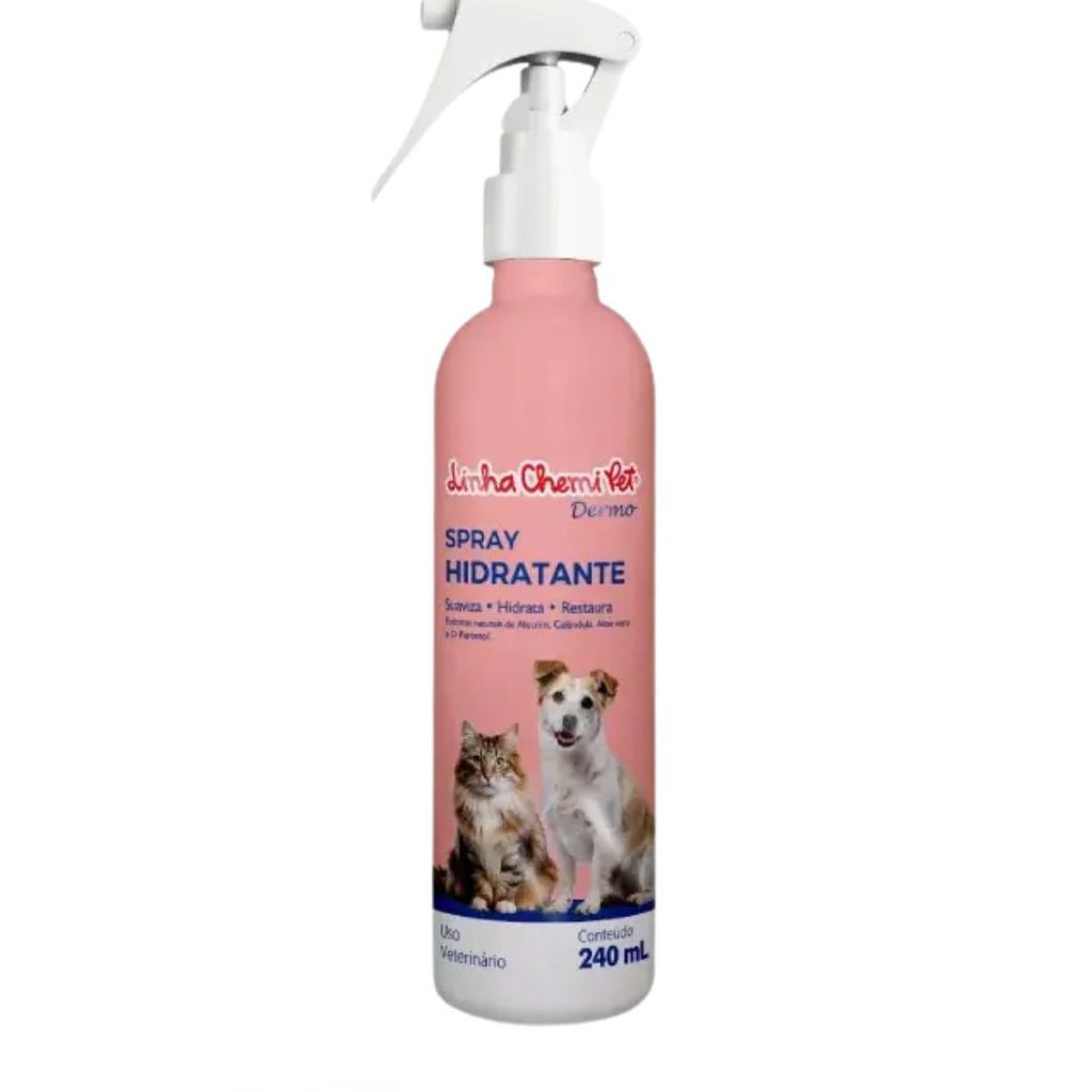 Spray Hidratante Dermo Para Cães e Gatos Chemi Pet - 240ML