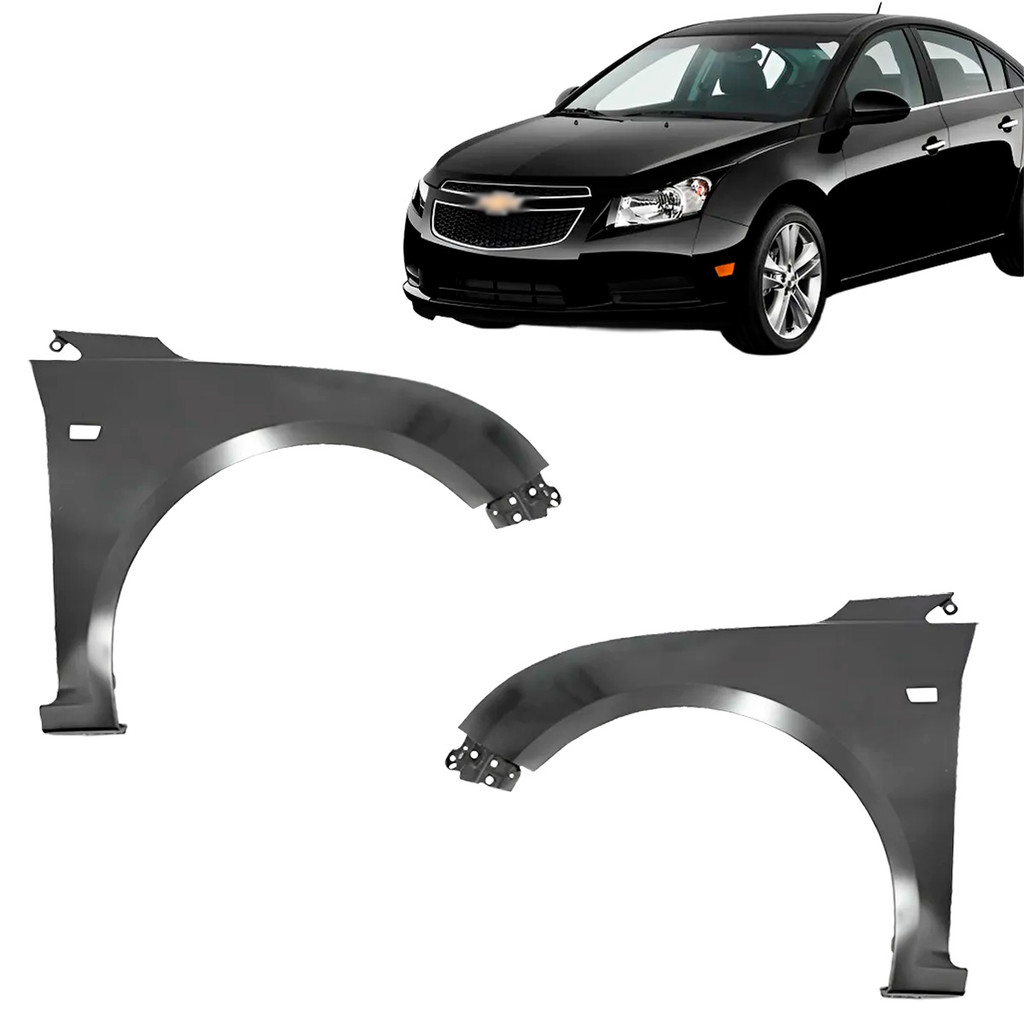 Paralama Cruze 2011 2012 2013 2014 Cinza