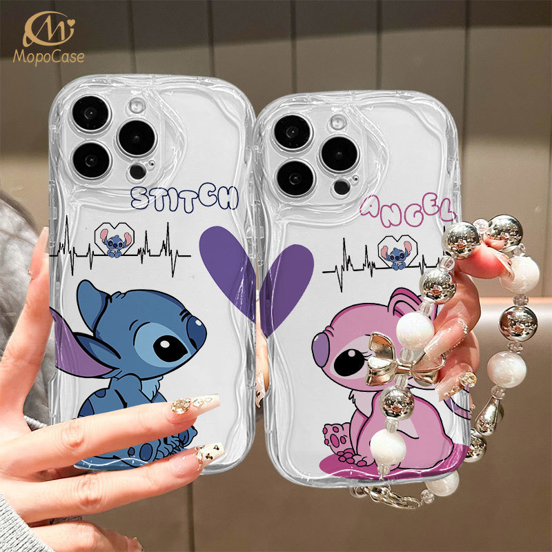 Capa Para Samsung A56 A36 A55 A54 A16 A15 A14 A05 A51 A52 A34 A35 A32 A13 A12 A04E Amor Ponto Caso De Telefone Mopo