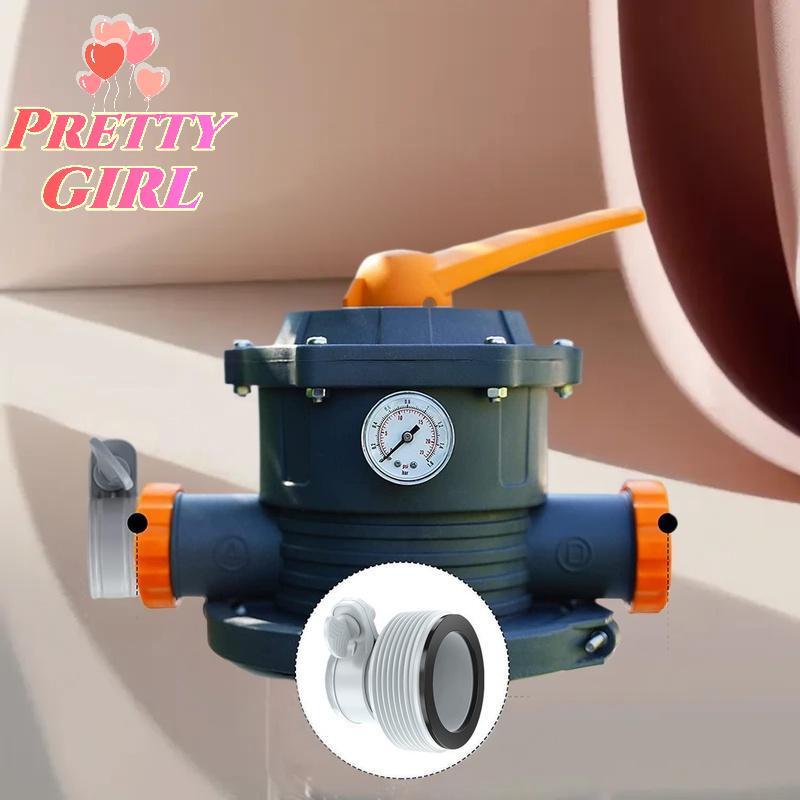 [Pretty ggirl] Adaptador De Mangueira Tipo B , Kit De Conversão De Piscina De 1.25-1.5 Polegadas Para Peças De Bomba Int