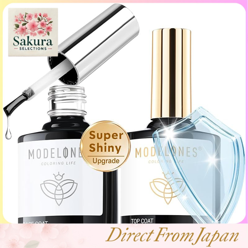 Conjunto De Esmaltes Em Gel MODELONES – Magnético Para Olhos De Gato , Glitter E Base/Revestimento Superior , Compatível Com UV/LED , Opções De 6 Cores Grande Volume Uso DIY Salão De Beleza