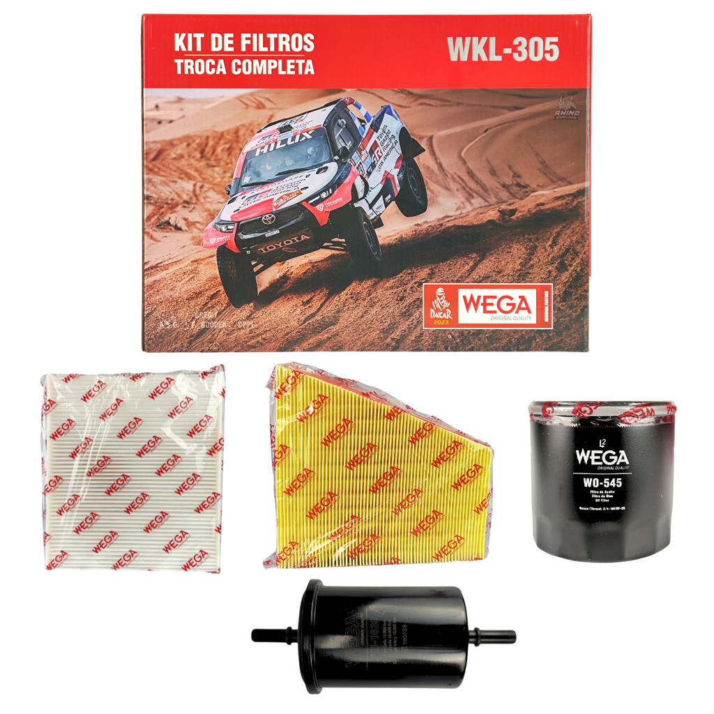 Kit Filtro Revisão Completa Wega Gol Saveiro Voyage 1.6 2016 a 2022 em Oferta na Shopee