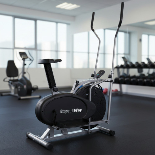 Elíptico Air Bike Fitness Para Treino Completo 150kg