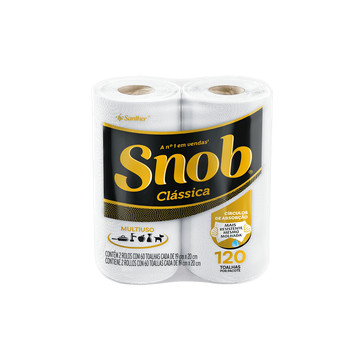 Toalha de Papel Snob Branca