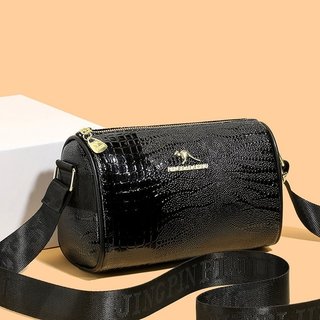 Bolsa mensageiro feminina, bolsa de ombro feminina, sacola feminina, grande capacidade, elegante, combinada, bolsa balde