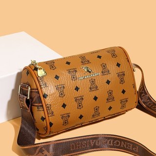 Bolsa mensageiro feminina, bolsa de ombro feminina, sacola feminina, grande capacidade, elegante, combinada, bolsa balde