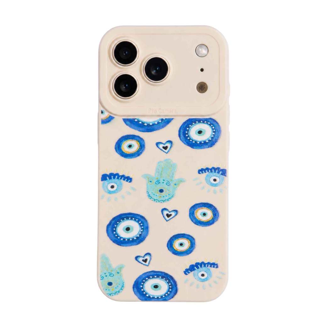 Capa Para Iphone 17 Pro Estampada Olho Grego  -