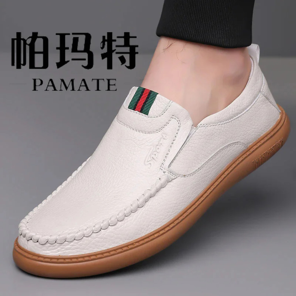 Palmert sapatos masculinos carro-chefe novo estilo puro artesanal primeira camada sapatos de couro Chenxi Casual couro g