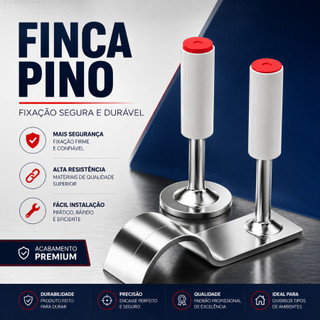 kit 50/100/200 Pinos para Pistola de Fixação Finca Pino Arruela Tubo 27mm/16mm/25mm