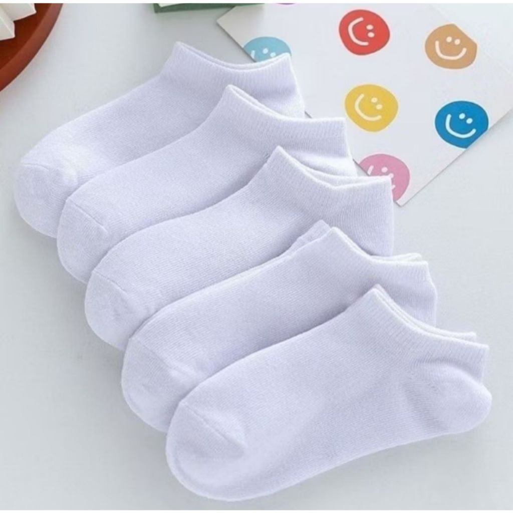 Kit 3/6/9/12  Pares De Meias BRANCAS Infantil Menino/Menina Escolar Unissex