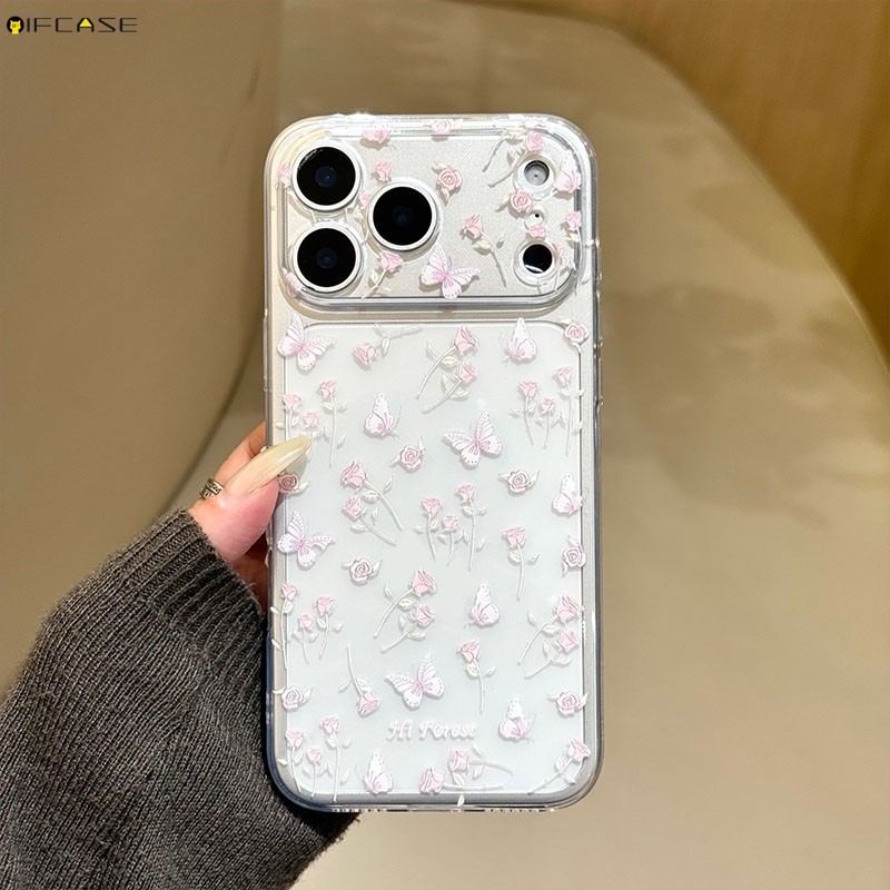Para Realme 5 5i 5s 3 Q5 Q3 Q2 Pro Q5i Q3i 5G Q2i Q P3X P3 P1 Neo 7X Capa De Telefone Fofa Rosa Flor De Cerejeira Sakura