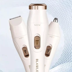 Aparelho Depilador e Barbear Elétrico, Faciais, Corporal e íntimo 3 Em 1 Portátil Recarregável USB Indolor Portatil