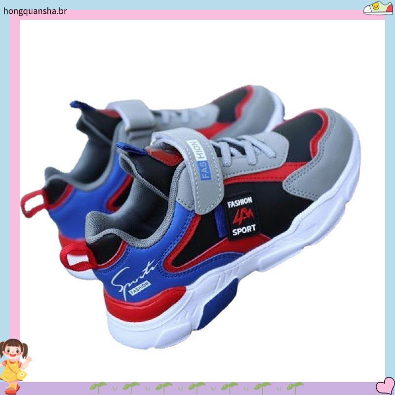 kit tênis infantil masculino tênis infantil masculino Outlet balcão de apuramento sapatos masculinos primavera couro i