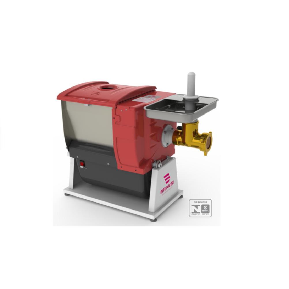 Amassadeira Semi Rápida Com Extrusora Braesi AELI-520 Bivolt 5Kg