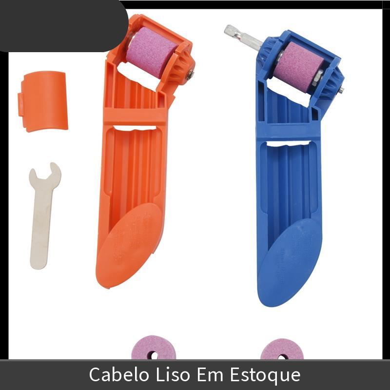 2 Conjuntos De Apontador De Broca Portátil Ferramenta De Afiação De Corindo Rebolo Para Brocas À Base De Ferro-Alta Qual