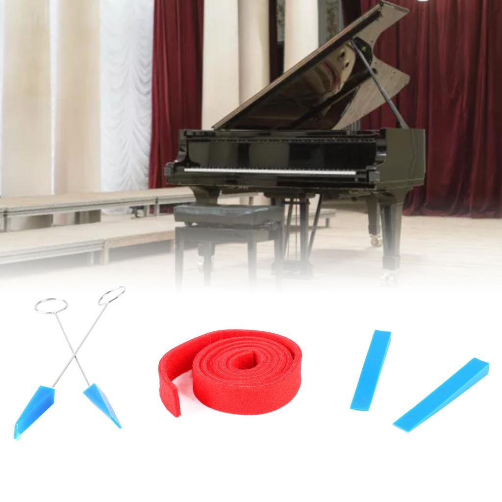 Afinação de borracha mudo leve e confortável ferramenta de piano multifuncional para reparo de instrumentos musicais