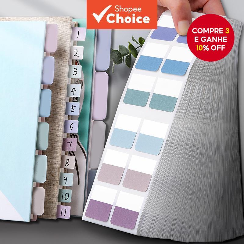 60/120/240PCS Morandi Index Tabs-Notas Adesivas Graváveis E Etiquetas De Marcadores Para Estudo (De Página Pastel) em Oferta na Shopee