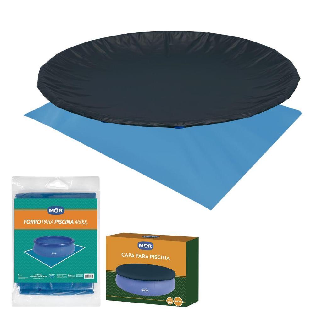 Capa e Forro para Piscina 4600 litros Mor em Oferta na Shopee