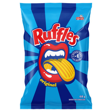 Batata Frita Ondulada Original Elma Chips Ruffles 68G