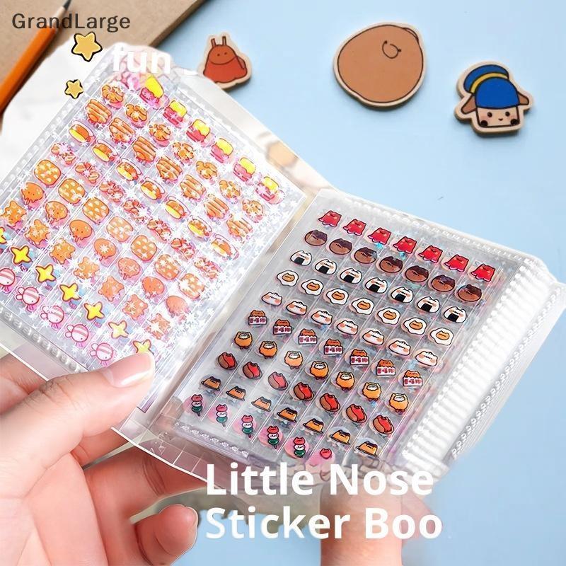 [GrandLarge] 1 Conjunto De Desenhos Animados Decorativos Pequenos Padrões À Prova D'água Fofos Decalques De Telefone Cor