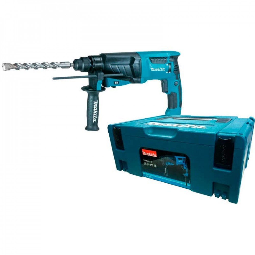 Detalhes do Martelete Perfurador e Rompedor 830W sds-plus HR2630J Makita