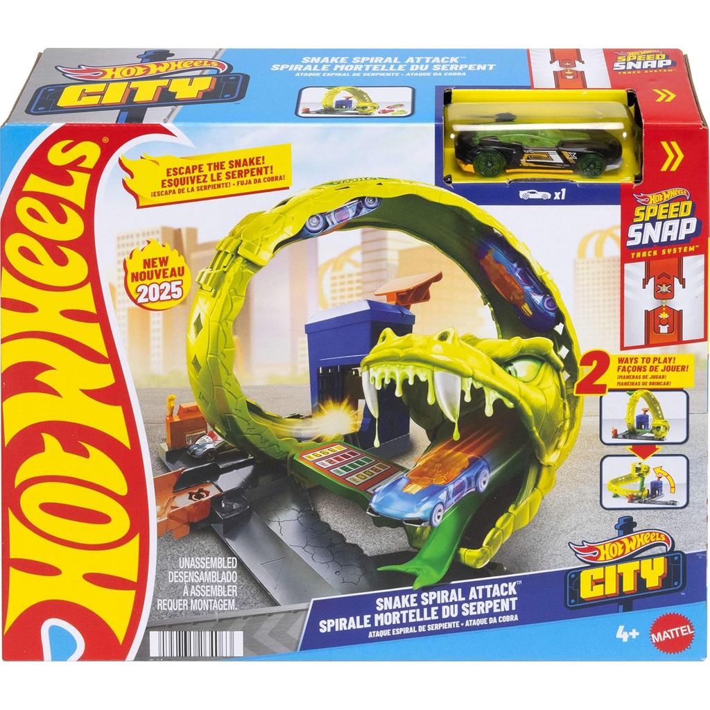 Hot Wheels City Pista Ataque de Cobra Mattel JBM63
