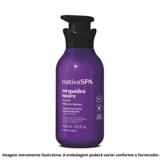 Loção Noturna Desodorante Corporal Nativa Spa Orquídea Noire – 400ml em Oferta na Shopee