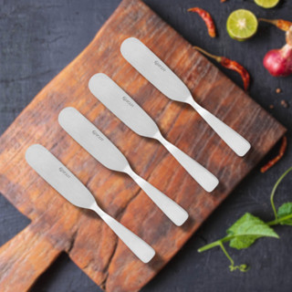 Jogo Espátula Para Manteiga Kit Com 4 Peças Patê e Geleia Em Aço Inox Premium Wolff em Oferta na Shopee